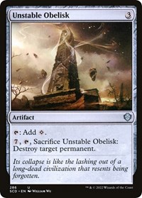 Unstable Obelisk, Starter Commander Decks