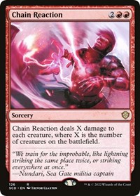 Chain Reaction, Starter Commander Decks