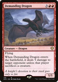 Demanding Dragon, Starter Commander Decks