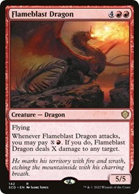 Flameblast Dragon, Starter Commander Decks