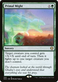 Primal Might, Starter Commander Decks