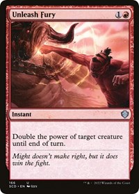 Unleash Fury, Starter Commander Decks