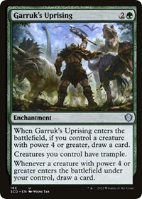 Garruk's Uprising, Starter Commander Decks