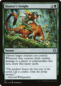 Hunter's Insight, Starter Commander Decks