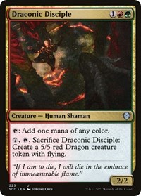 Draconic Disciple, Starter Commander Decks