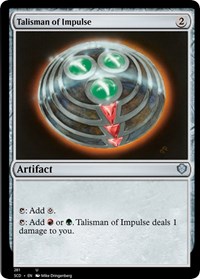 Talisman of Impulse, Starter Commander Decks