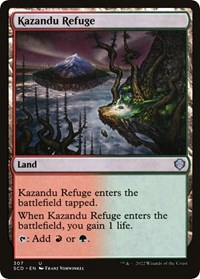 Kazandu Refuge, Starter Commander Decks