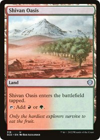 Shivan Oasis, Starter Commander Decks