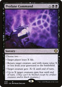 Profane Command, Starter Commander Decks