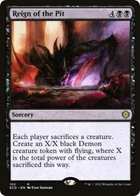 Reign of the Pit, Starter Commander Decks