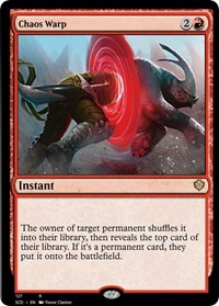 Chaos Warp, Starter Commander Decks