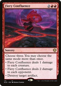 Fiery Confluence, Starter Commander Decks