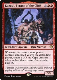 Kazuul, Tyrant of the Cliffs, Starter Commander Decks