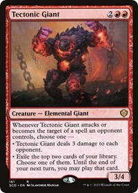 Tectonic Giant, Starter Commander Decks