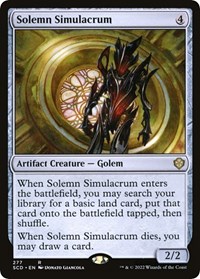 Solemn Simulacrum, Starter Commander Decks