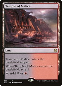 Temple of Malice, Starter Commander Decks