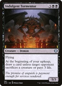 Indulgent Tormentor, Starter Commander Decks