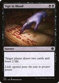 Sign in Blood, Starter Commander Decks