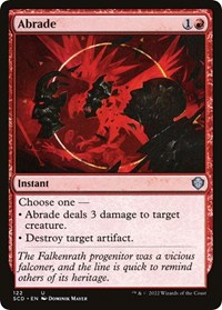 Abrade, Starter Commander Decks