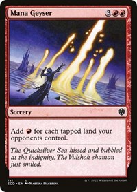 Mana Geyser, Starter Commander Decks