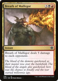 Breath of Malfegor, Starter Commander Decks