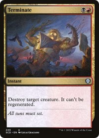 Terminate, Starter Commander Decks