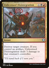 Unlicensed Disintegration, Starter Commander Decks