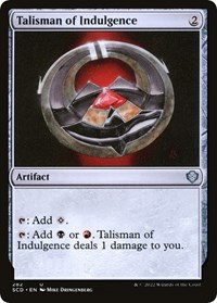 Talisman of Indulgence, Starter Commander Decks
