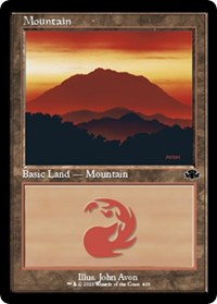 Mountain (409) (Retro Frame), Dominaria Remastered