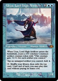 Urza, Lord High Artificer (Retro Frame), Dominaria Remastered