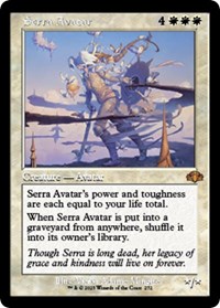 Serra Avatar (Retro Frame), Dominaria Remastered