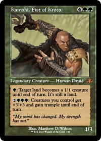 Kamahl, Fist of Krosa (Retro Frame), Dominaria Remastered
