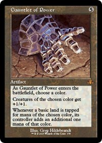 Gauntlet of Power (Retro Frame), Dominaria Remastered