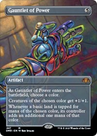 Gauntlet of Power (Borderless), Dominaria Remastered