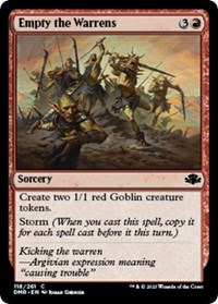 Empty the Warrens, Dominaria Remastered