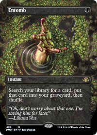 Entomb (Borderless), Dominaria Remastered