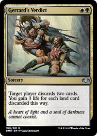 Gerrard's Verdict, Dominaria Remastered