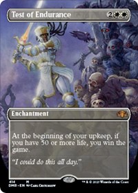 Test of Endurance (Borderless), Dominaria Remastered