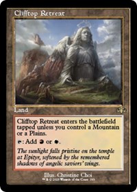 Clifftop Retreat (Retro Frame), Dominaria Remastered