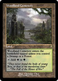 Woodland Cemetery (Retro Frame), Dominaria Remastered