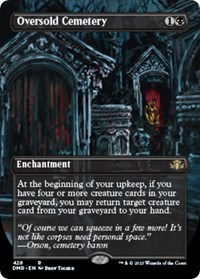 Oversold Cemetery (Borderless), Dominaria Remastered