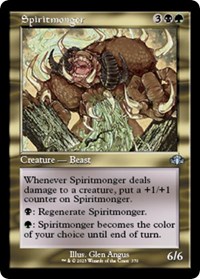 Spiritmonger (Retro Frame), Dominaria Remastered