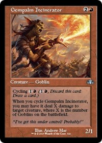 Gempalm Incinerator (Retro Frame), Dominaria Remastered