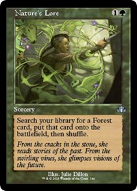 Nature's Lore (Retro Frame), Dominaria Remastered