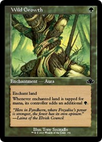 Wild Growth (Retro Frame), Dominaria Remastered