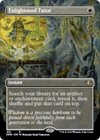 Enlightened Tutor (Borderless), Dominaria Remastered