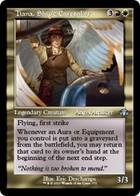 Tiana, Ship's Caretaker (Retro Frame), Dominaria Remastered