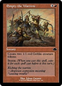 Empty the Warrens (Retro Frame), Dominaria Remastered
