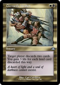 Gerrard's Verdict (Retro Frame), Dominaria Remastered