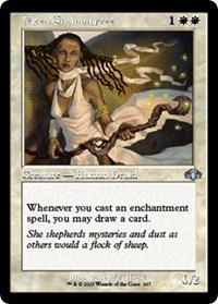 Mesa Enchantress (Retro Frame), Dominaria Remastered